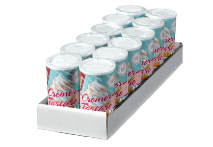 Caja natural cream tartar Caja tarros cremor tártaro